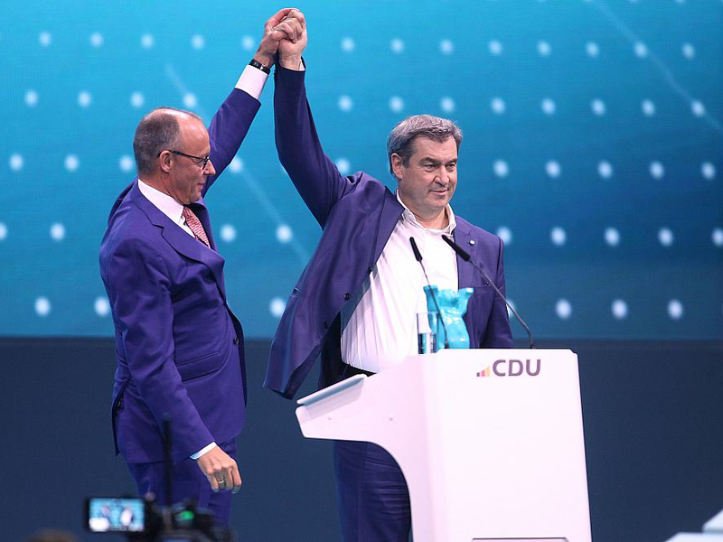 Friedrich Merz und Markus Söder (Archiv) - Foto: über dts Nachrichtenagentur