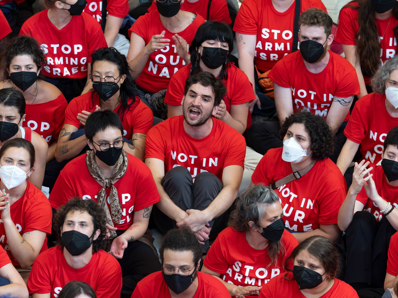 Die Polizei hat zahlreiche Demonstranten festgenommen. - Foto: J. Scott Applewhite/AP/dpa