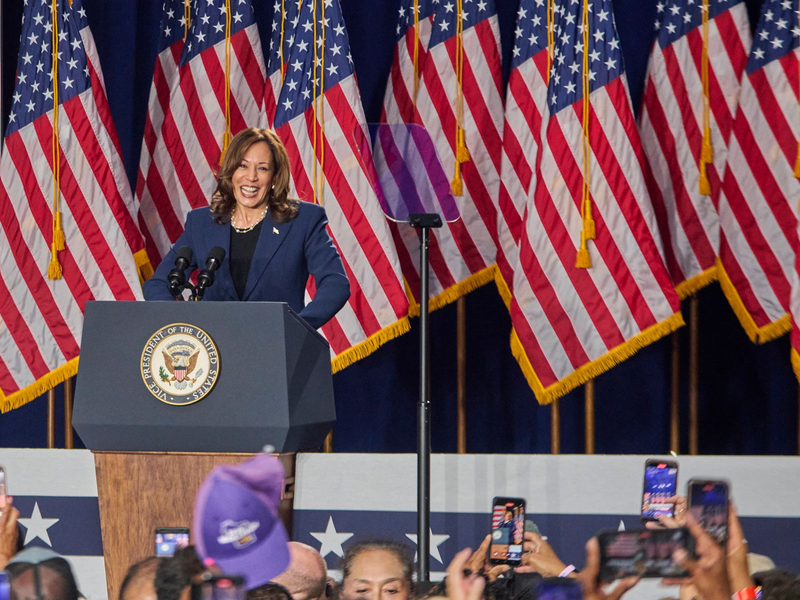 Der Ort für ihren Wahlkampfauftakt dürfte kein Zufall sein.  - Foto: Dominic Gwinn/ZUMA Press Wire/dpa