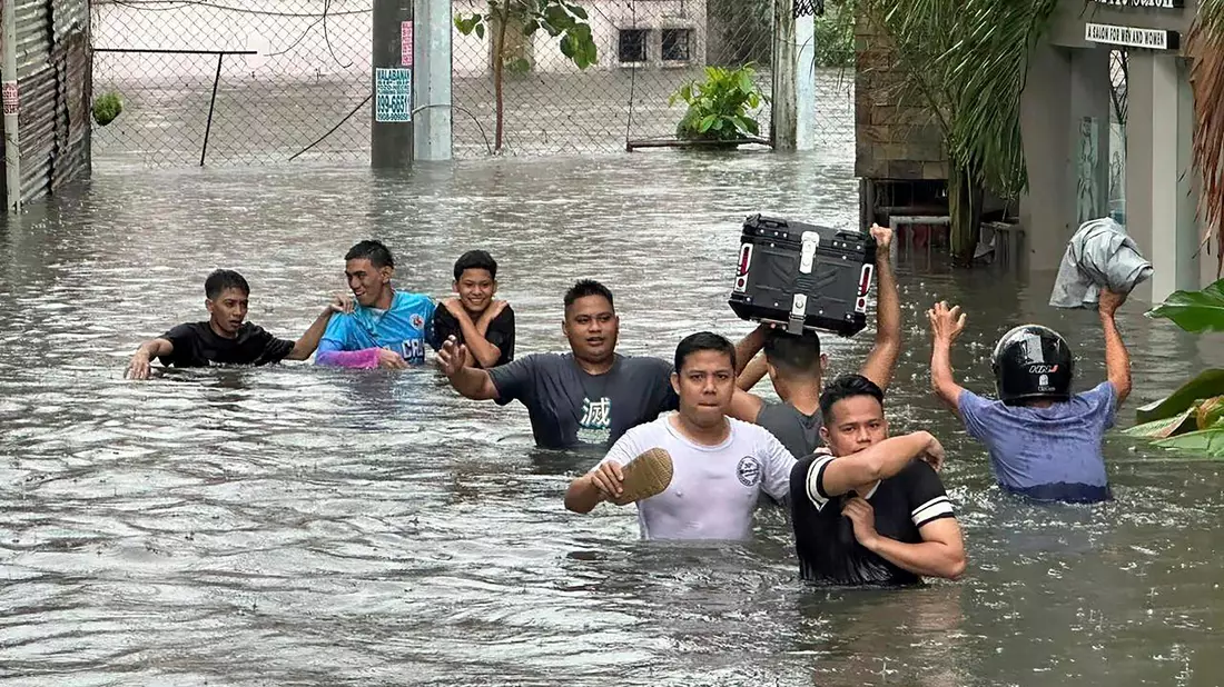 Die Taifunsaison ist in vollem Gange. - Bild: Joeal Capulitan/AP