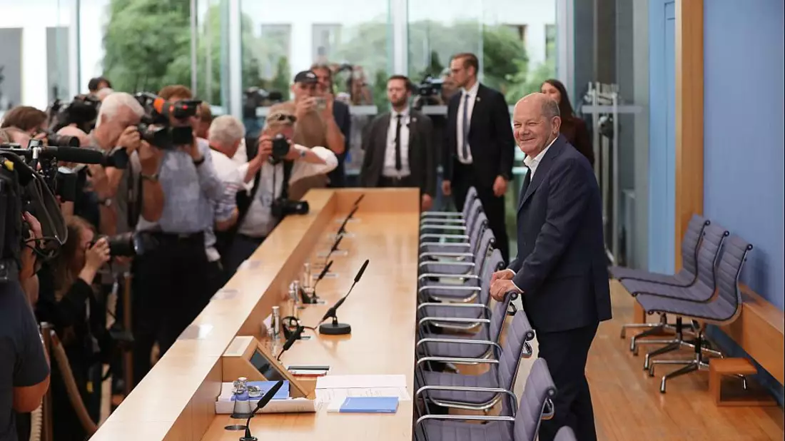 Olaf Scholz am 24.07.2024 - Bild: über dts Nachrichtenagentur