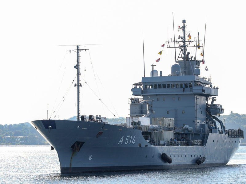 Tender Werra läuft zum NATO-Verband aus - Foto: presseportal.de