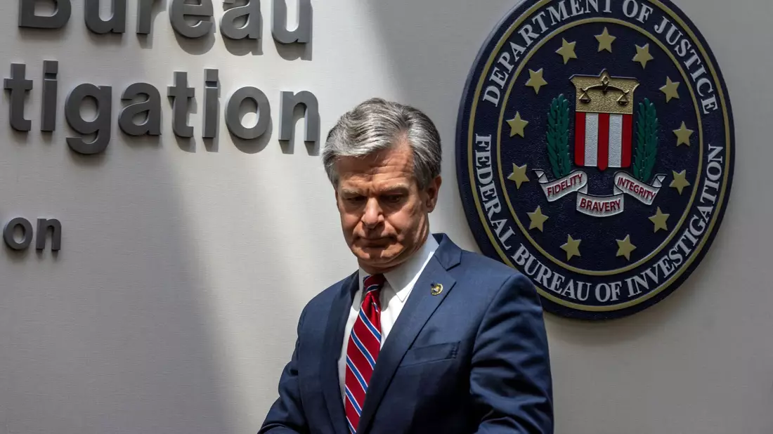 Der FBI-Direktor muss im Kongress Rede und Antwort stehen. (Archivbild) - Bild: Chris Machian/Omaha World-Herald/AP/dpa