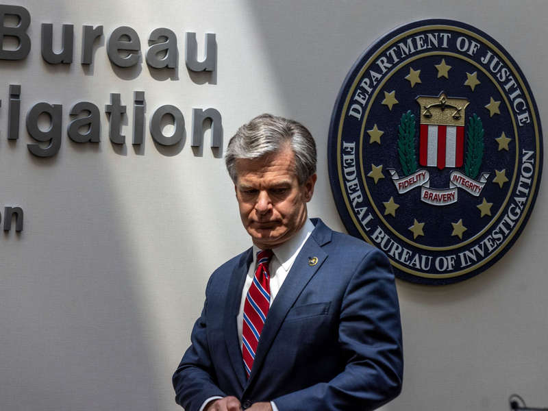 Der FBI-Direktor muss im Kongress Rede und Antwort stehen. (Archivbild) - Foto: Chris Machian/Omaha World-Herald/AP/dpa