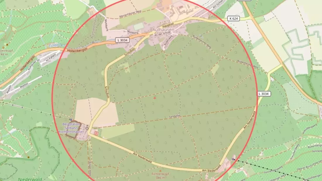 FW Rheingau-Taunus: Fund einer Weltkriegsbombe in Aulhausen - Evakuierung am Donnerstag erforderlich - Bild: presseportal.de