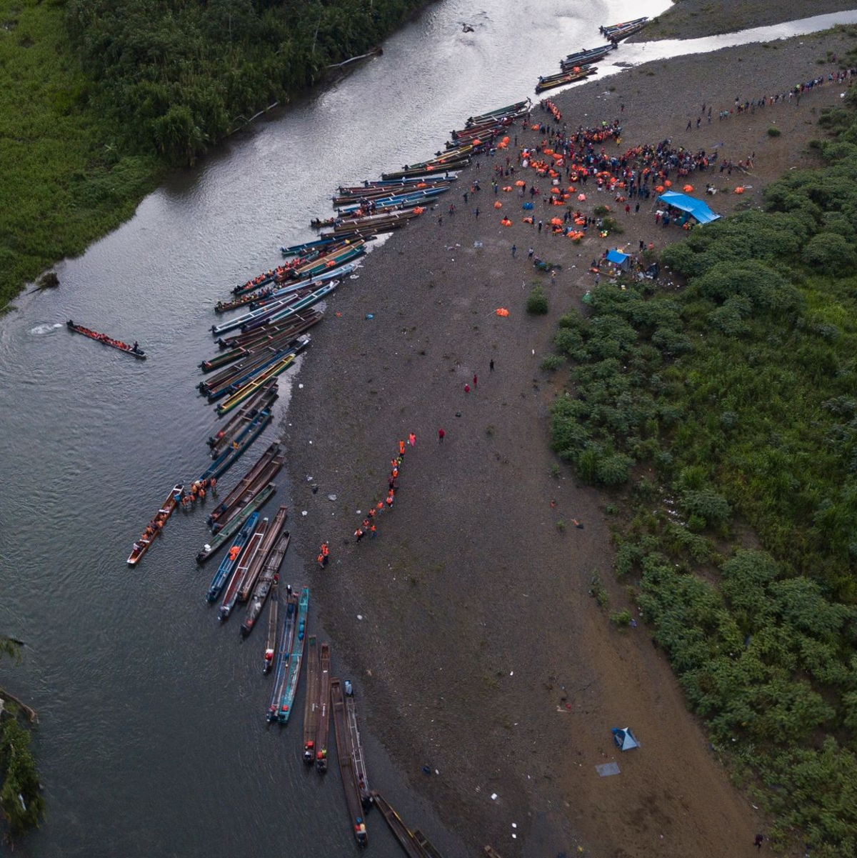 Die Berge sind unwegsam, die Sümpfe tief: Der Dschungel des Dariéns gilt als eine der gefährlichsten Migrationsrouten der Welt. (Archivbild) - Foto: Arnulfo Franco/AP