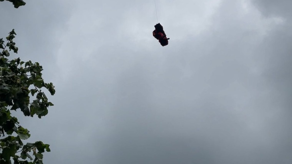 FW-EN: Personenrettung über Winde eines Rettungshubschraubers - Foto: presseportal.de