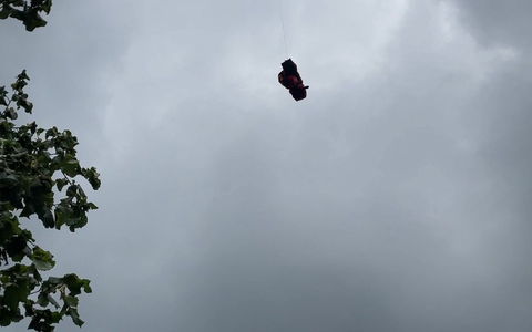 FW-EN: Personenrettung über Winde eines Rettungshubschraubers - Foto: presseportal.de
