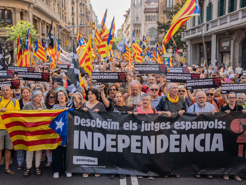 Der Katalonien-Konflikt schwelt in Spanien seit langem. (Archivbild) - Foto: Marc Asensio Clupes/ZUMA Press Wire/dpa