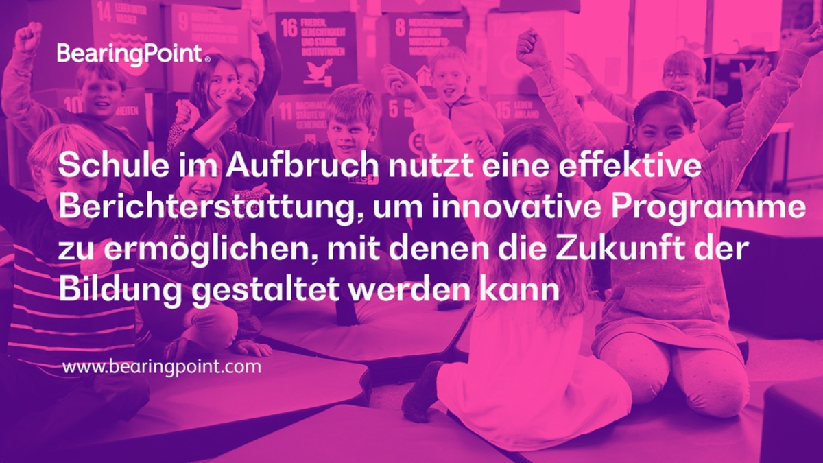Schule im Aufbruch nutzt eine effektive Berichterstattung, um innovative Programme für die Zukunft der Bildung zu ermöglichen - Foto: presseportal.de