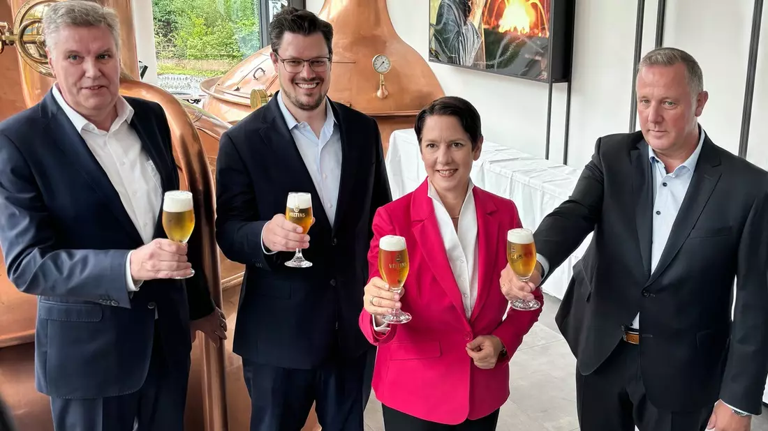 Starke Marken - Lebensmittel made in NRW / NRW-Ministerin Silke Gorißen: Veltins ist tragende Säule der NRW-Ernährungswirtschaft - Bild: presseportal.de