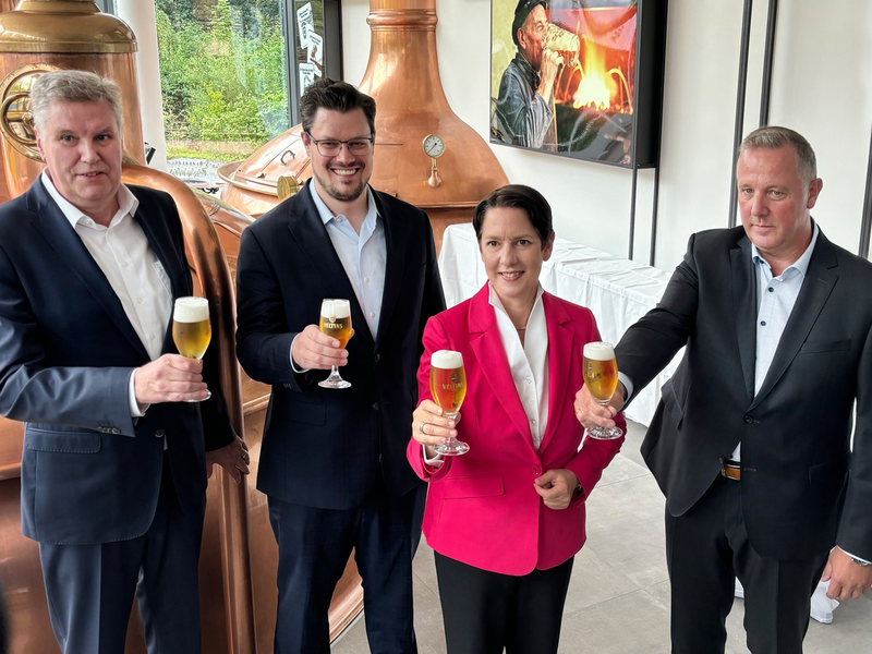 Starke Marken - Lebensmittel made in NRW / NRW-Ministerin Silke Gorißen: Veltins ist tragende Säule der NRW-Ernährungswirtschaft - Foto: presseportal.de