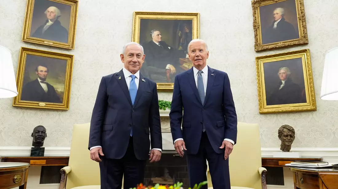 Biden: «Wir haben eine Menge zu besprechen.»  - Bild: Susan Walsh/AP/dpa