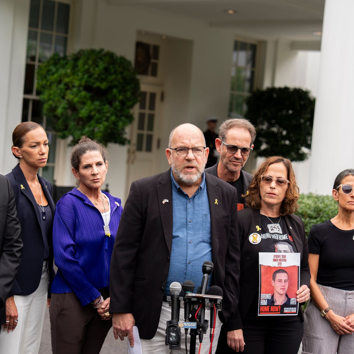 Die Angehörigen der Geiseln schöpfen neue Hoffnung.  - Foto: Stephanie Scarbrough/AP