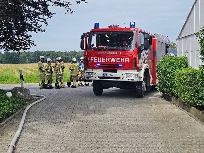 FW-KLE: Gebäudebrandbrand in Gärtnereibetrieb - Foto: presseportal.de