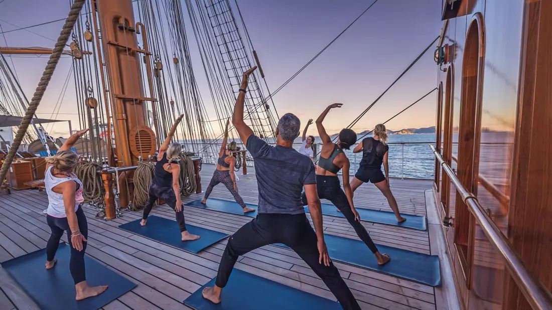 Gemeinsam unter Segeln auf Kurs Gesundheit / Sea Cloud Cruises und Max Grundig Klinik vereinen Das Beste aus zwei Welten - Bild: presseportal.de