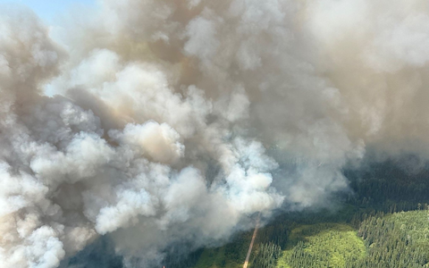 Über 1.100 Helfer kämpften gegen die Flammen an. - Foto: Alberta Wildfire/ZUMA Press Wire/dpa