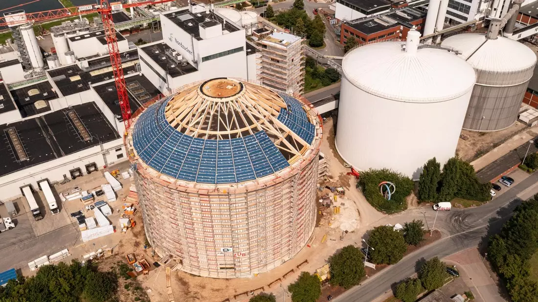 Nordzucker feiert Richtfest des neuen Zuckersilos im Werk Nordstemmen: Transporte reduzieren - CO2 einsparen - Bild: presseportal.de