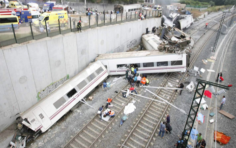 Der Unglückszug fuhr mit 192 Stundenkilometern in eine Kurve, in der nur Tempo 80 zugelassen war.  (Archivfoto) - Foto: picture alliance / Oscar Corral/EFE/dpa
