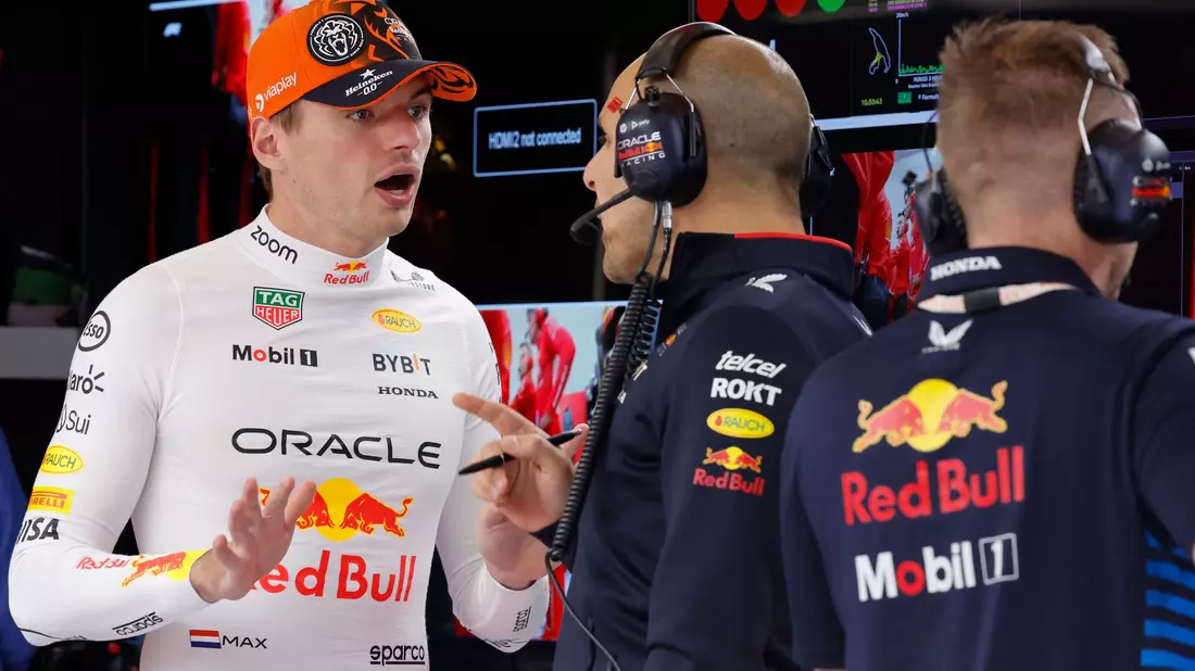 Max Verstappen hat viel zu besprechen. - Bild: Geert Vanden Wijngaert/AP/dpa