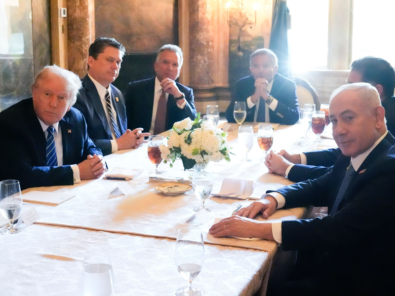 Trump: Harris war respektlos gegenüber Israel. - Foto: Alex Brandon/AP/dpa