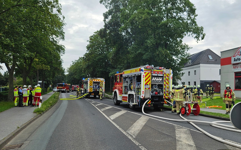 FW-KLE: Wohnungsbrand in Mehrfamilienhaus an der Emmericher Straße - Foto: presseportal.de