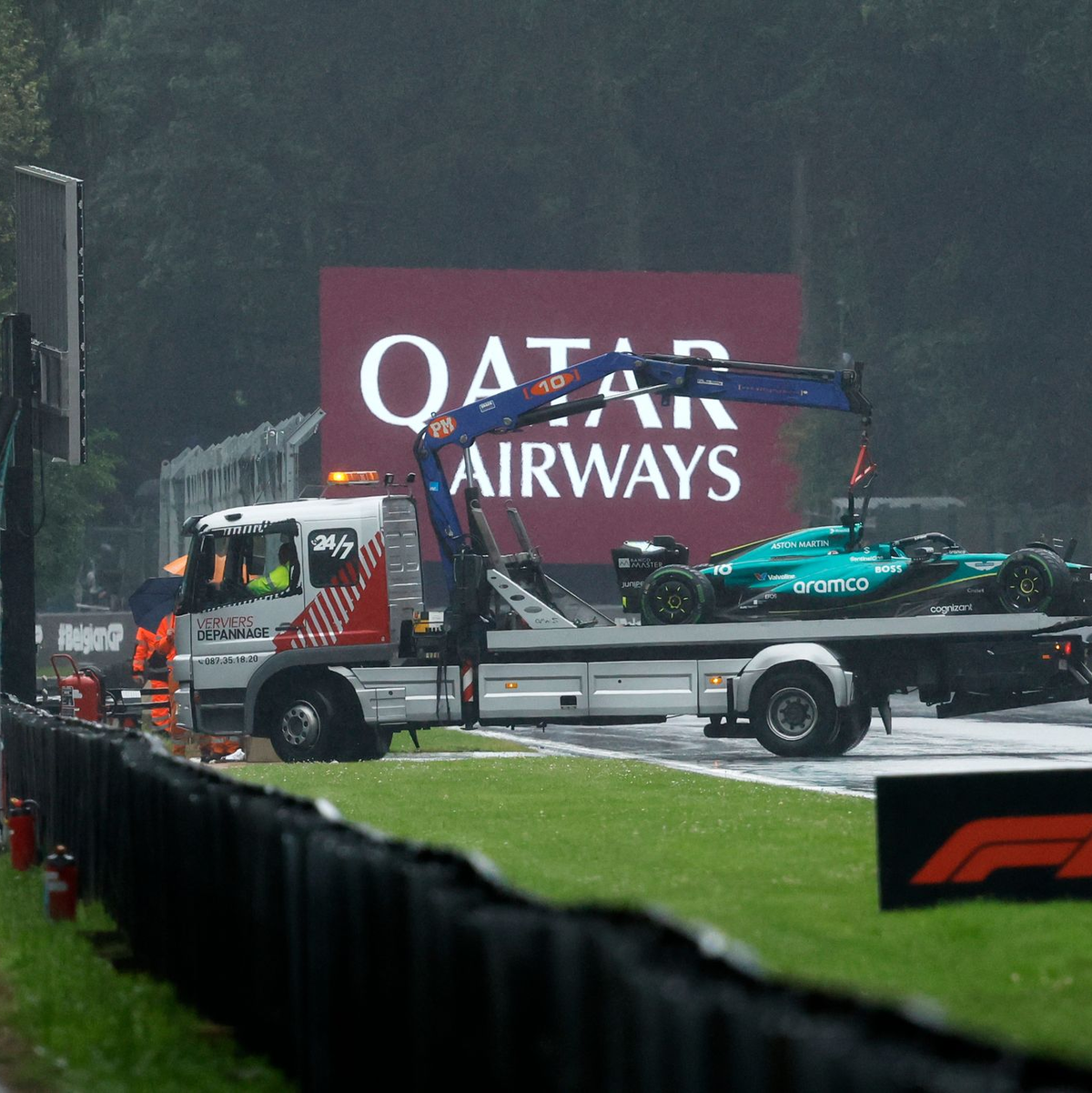 Nico Hülkenberg ist in der Qualifikation schnell raus. - Foto: Geert Vanden Wijngaert/AP/dpa