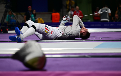 Im Achtelfinale setzte sich Matyas Szabo (r.) knapp gegen Lokalmatador Sebastien Patrice durch. - Foto: Sina Schuldt/dpa
