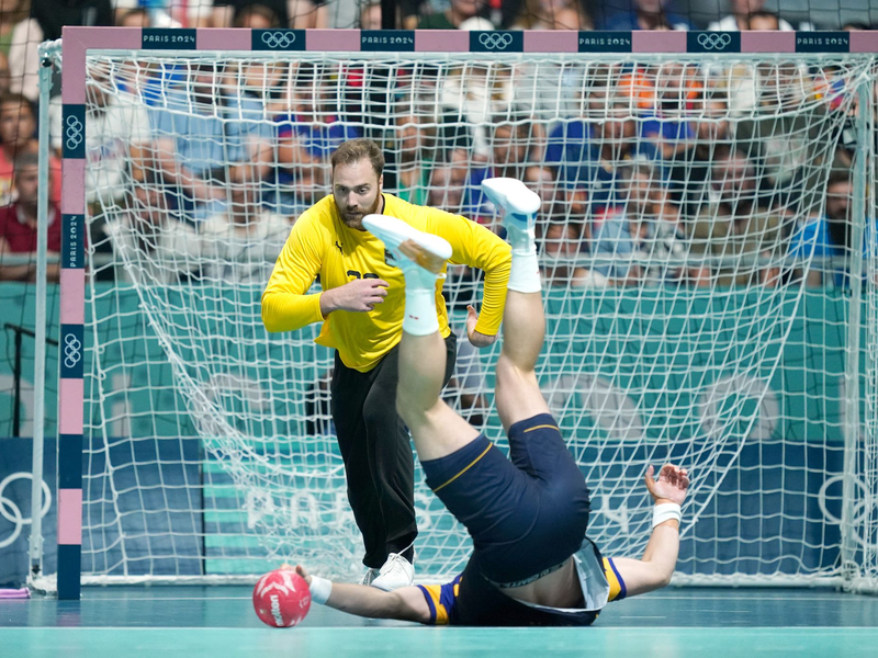 DHB-Profi Lukas Mertens scheiterte öfter am schwedischen Torhüter. - Foto: Marcus BrandtŽ/dpa