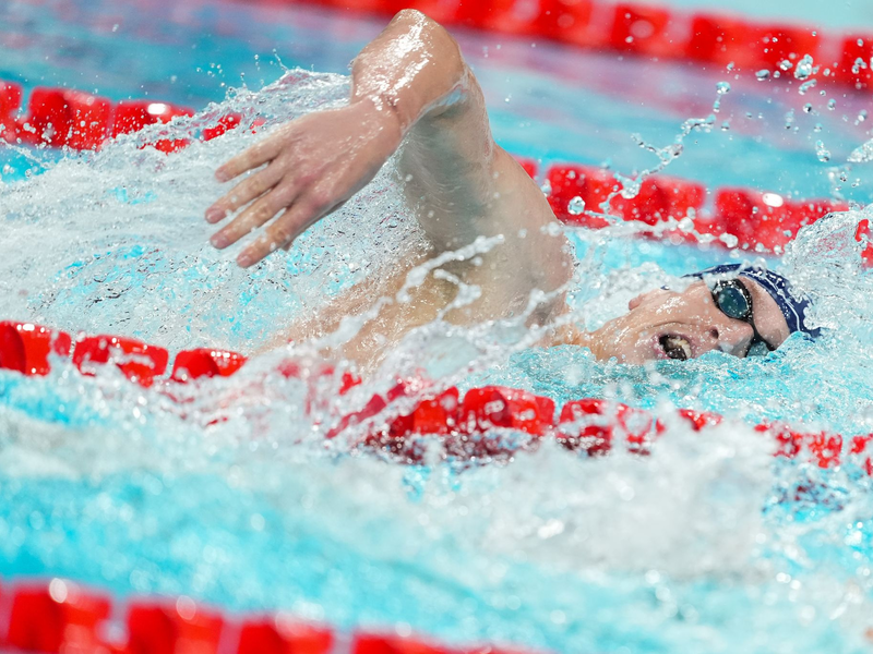 Isabel Gose hat eine Olympia-Medaille über 1500 Meter Freistil gewonnen. - Foto: Michael Kappeler/dpa