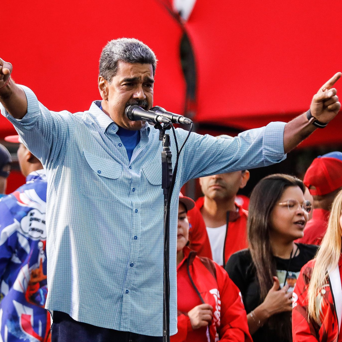 Der autoritäre Staatspräsident Nicolás Maduro strebt eine dritte Amtszeit an. (Archivbild) - Foto: Jeampier Arguinzones/dpa