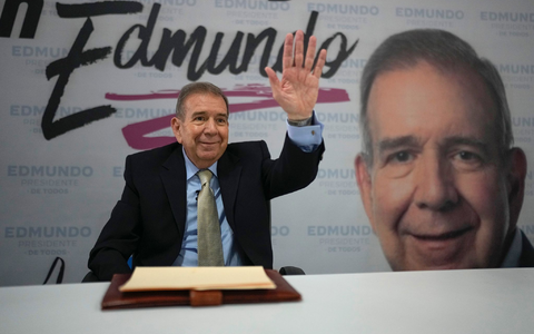 Der frühere Diplomat González Urrutia vom Oppositionsbündnis Plataforma Unitaria Democrática möchte Maduro bei der Präsidentenwahl schlagen. (Archivbild) - Foto: Ariana Cubillos/AP/dpa