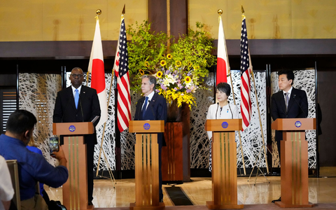 Die USA und Japan planen ein gemeinsames militärisches Hauptquartiers in Japan.  - Foto: Hiro Komae/AP/dpa