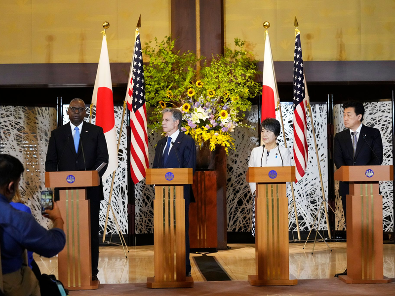 Die USA und Japan planen ein gemeinsames militärisches Hauptquartiers in Japan.  - Foto: Hiro Komae/AP/dpa