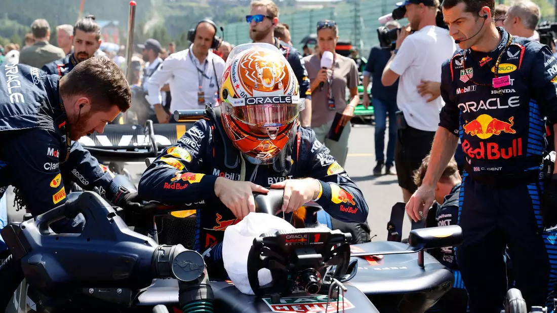 Die letzte Ausfahrt vor der Formel-1-Sommerpause für Max Verstappen. - Bild: Geert Vanden Wijngaert/AP