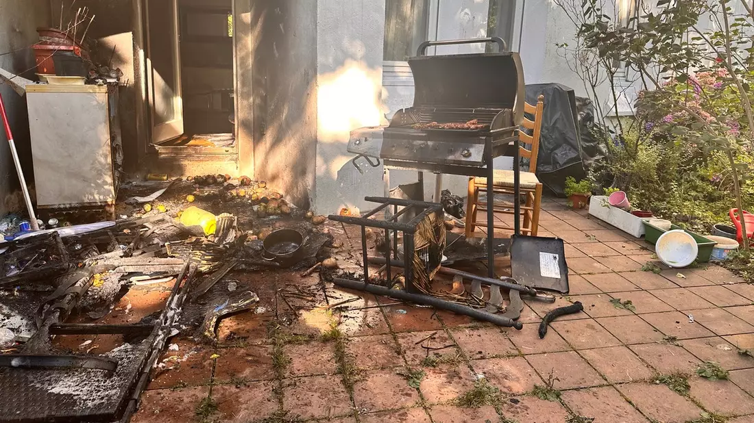 FW-M: Verpuffung fordert zwei Schwerverletzte (Sendling) - Bild: presseportal.de