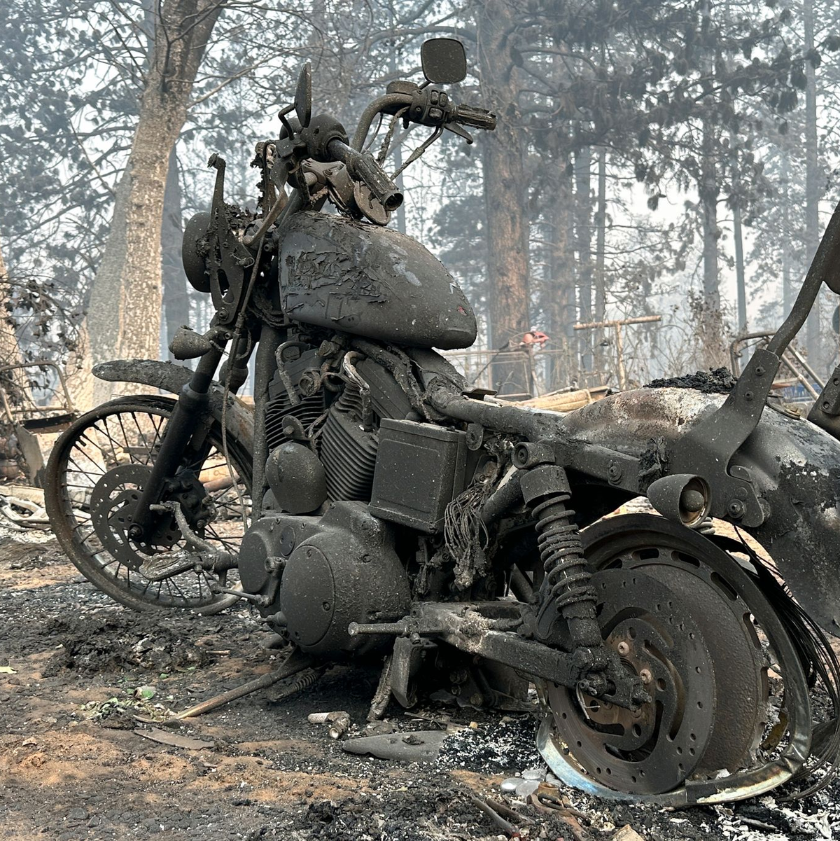 Einer schwerer Waldbrand in Kalifornien sorgt für Verwüstung. - Foto: Eugene Garcia/AP/dpa