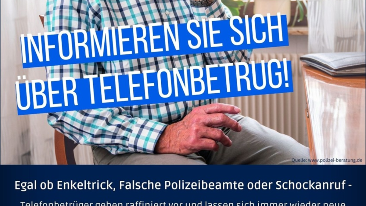 POL-PPRP: Polizeiliche Prävention für Sie vor Ort - Unsere Experten informieren über Betrugsmaschen und wie Sie sich davor schützen können - Foto: presseportal.de