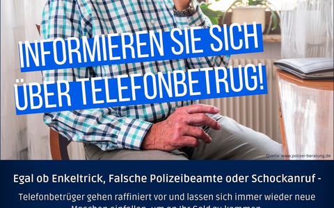 POL-PPRP: Polizeiliche Prävention für Sie vor Ort - Unsere Experten informieren über Betrugsmaschen und wie Sie sich davor schützen können - Foto: presseportal.de