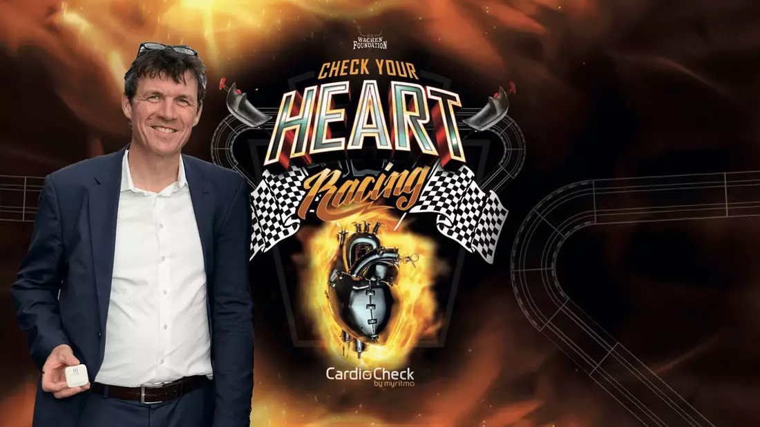 Ein Herz für Heavy Metal Fans / Heart Metal Cardio Racing beim Wacken Open Air 2024 - Bild: presseportal.de
