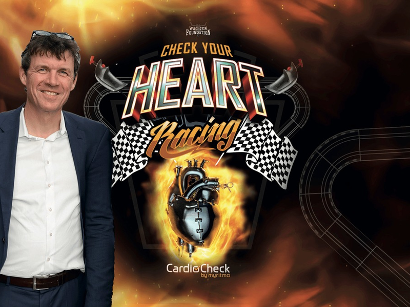 Ein Herz für Heavy Metal Fans / Heart Metal Cardio Racing beim Wacken Open Air 2024 - Foto: presseportal.de