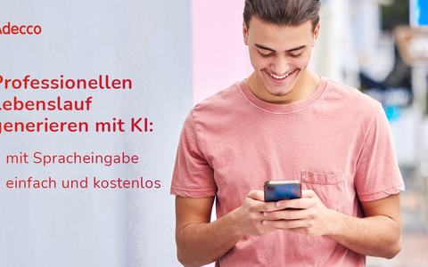 Adecco führt KI-basierten Lebenslauf-Generator ein - Foto: presseportal.de