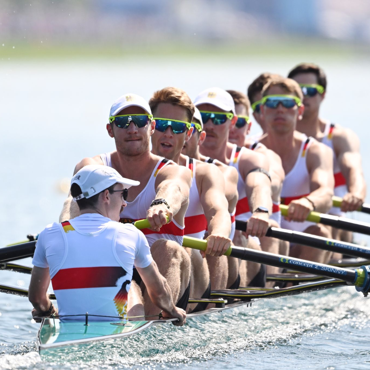 Der Deutschland-Achter hat bei Olympia den direkten Finaleinzug verpasst. - Foto: Sebastian Kahnert/dpa