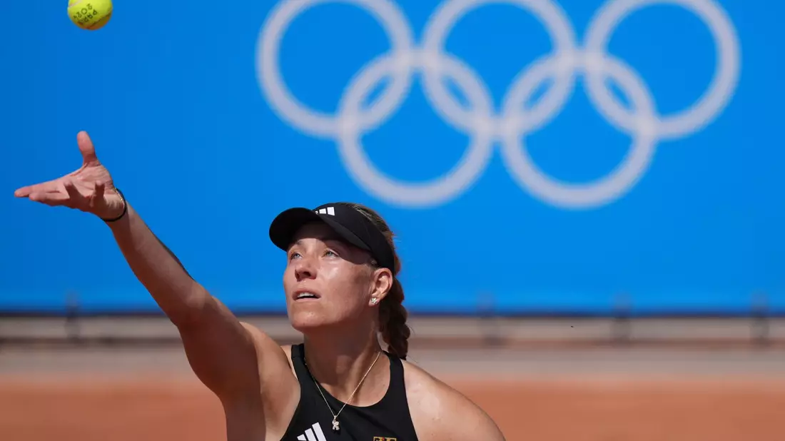 Let's go, Angie: Angelique Kerber wird in Paris von deutschen Fans unterstützt. - Bild: Marcus Brandt/dpa