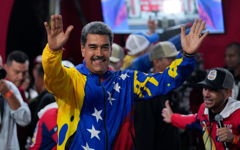 Der Nationale Wahlrat (CNE) erklärte Amtsinhaber Maduro zum Wahlsieger. - Foto: Fernando Vergara/AP
