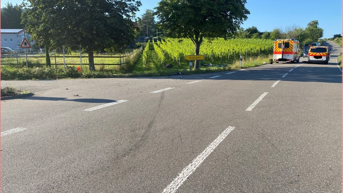 POL-PDLD: Motorradfahrer schwerverletzt - Foto: presseportal.de