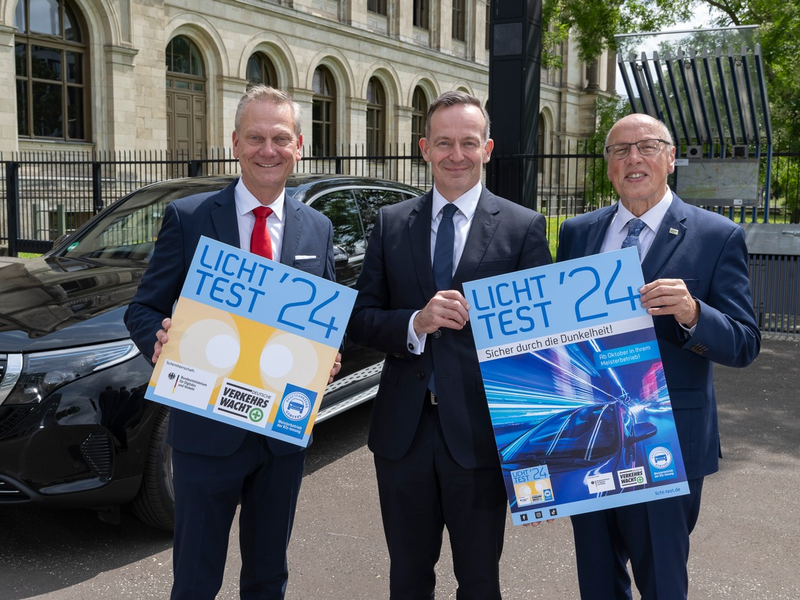 Bundesverkehrsminister Wissing stellt neue Licht-Test-Plakette vor - Foto: presseportal.de