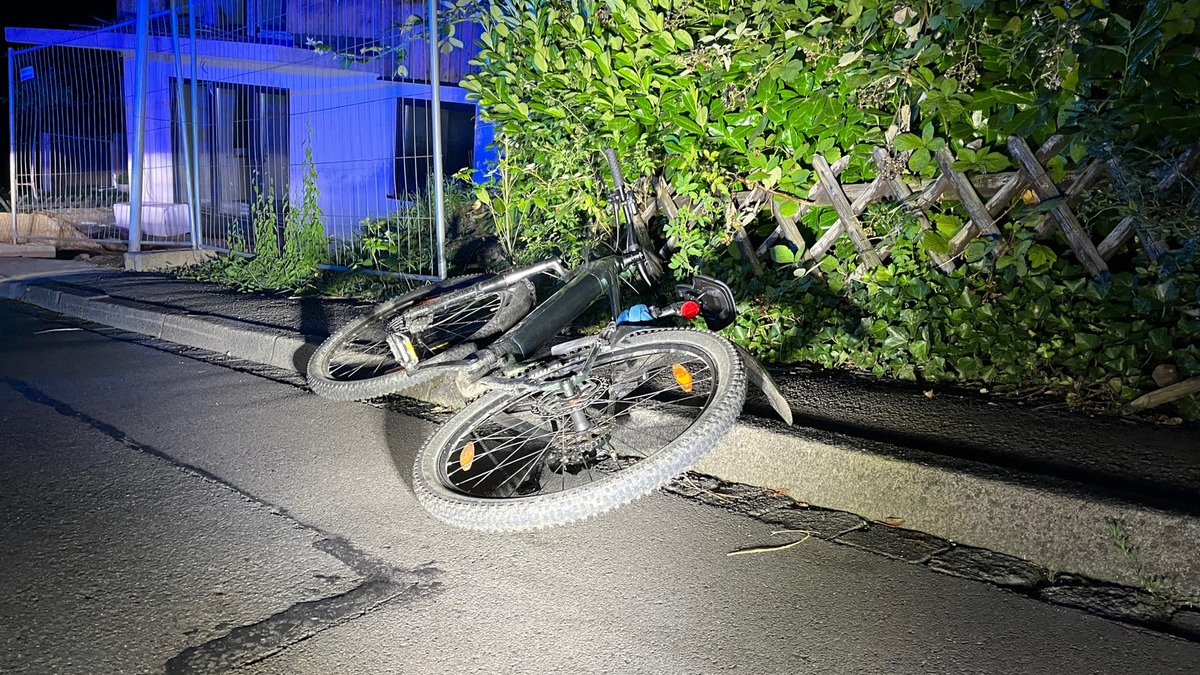 POL-GM: E-Bike-Fahrer nach Sturz schwer verletzt - Foto: presseportal.de