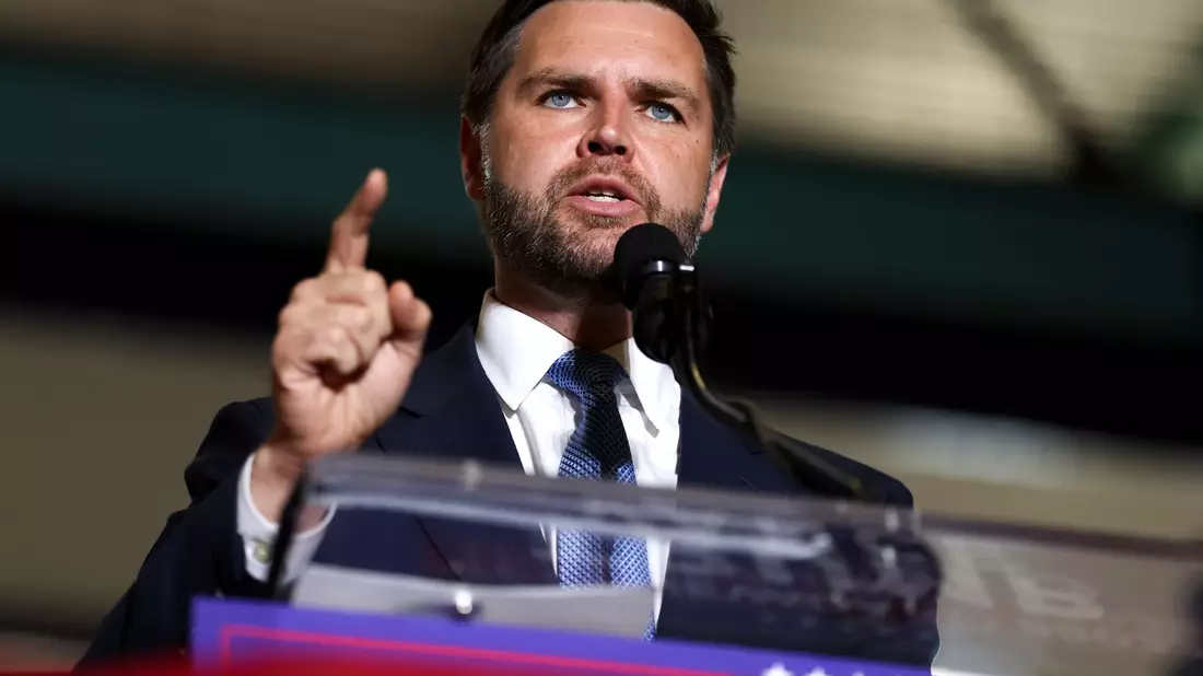 Der republikanische Vizepräsidentschaftskandidat J.D. Vance hat einen holprigen Start an der Seite Donald Trumps. - Bild: Ellen Schmidt/AP/dpa