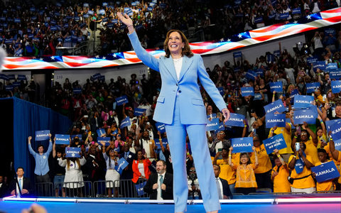 Vizepräsidentin Kamala Harris wirft Trump «Spaltung» und «Respektlosigkeit» vor. (Archivbild) - Foto: John Bazemore/AP